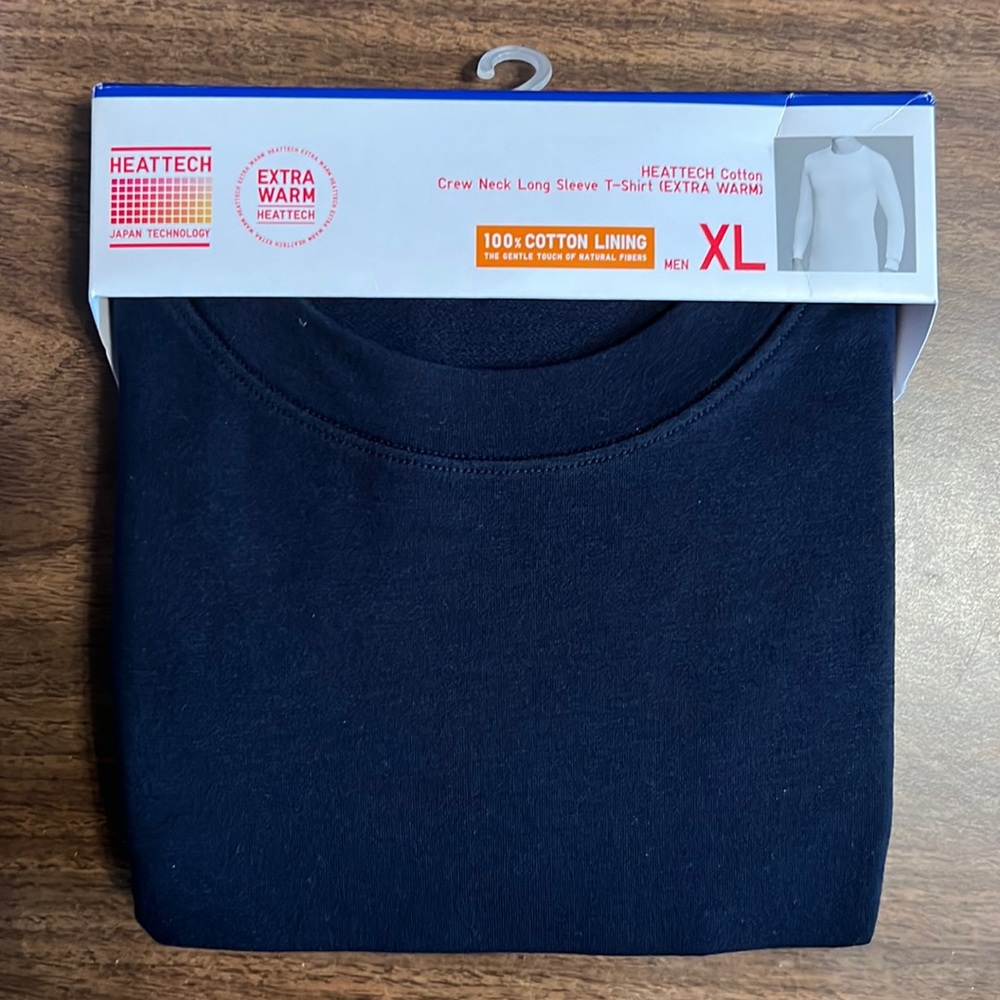 NWT Uniqlo Men’s Heattech Crew EXTRA WARM